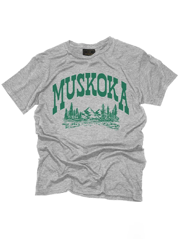 Weekend Discounts to Delight Muskoka Landscape Unisex T-Shirt - Heather Grey