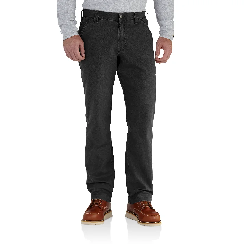 Holiday Sale Carhartt Men's Rugged Flex® Relaxed Fit Canvas Work Pant - Black
