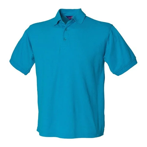 Sale Event Henbury 65/35 Classic Piqué Polo Shirt - Turquoise
