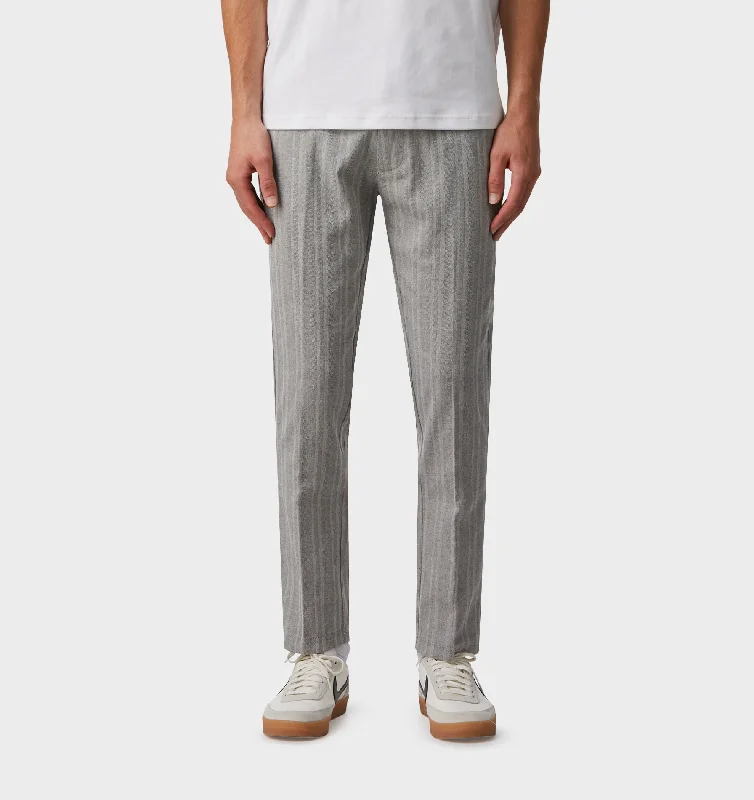 Special Savings Herringbone Linen Slim Kobe Pant - Tall - Grey