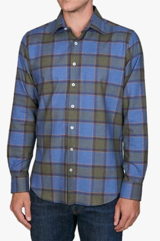 Weekend Discounts Worth Grabbing Abelard | Sardinia Check Slim Fit Casual Shirt
