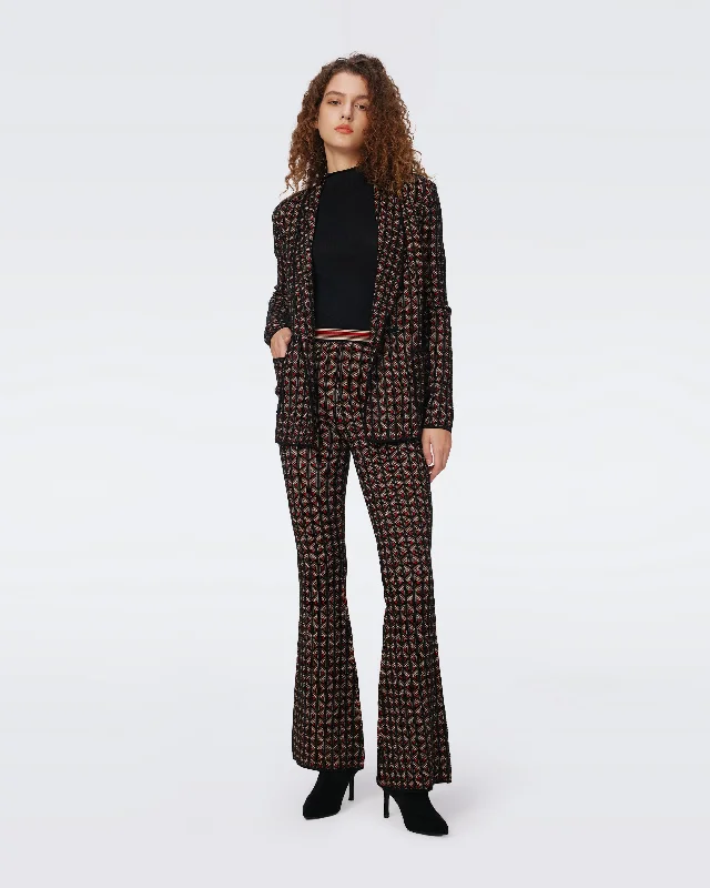 Discount Mania Ashdon Knit Jacquard Pants