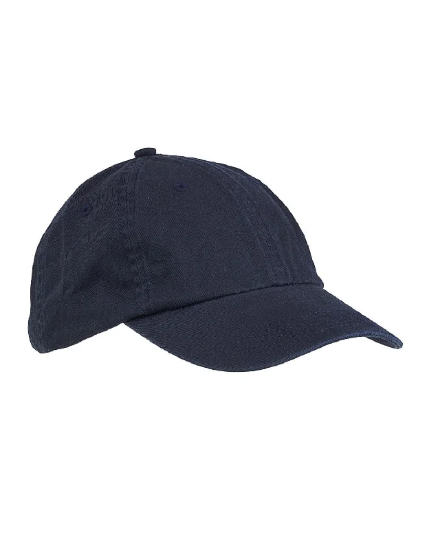 Big Accessories Enzyme Washed Low Profile Cap | Navy