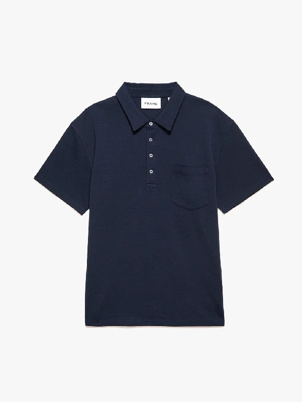 Price Cut Duo Fold Polo - Navy