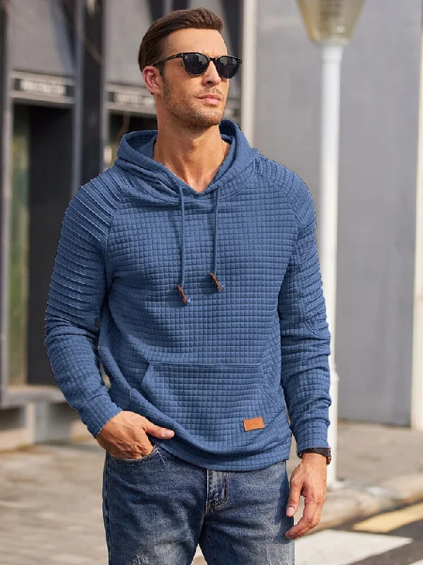 Exclusive Savings Stylish Waffle Knit Hoodie (US Only)