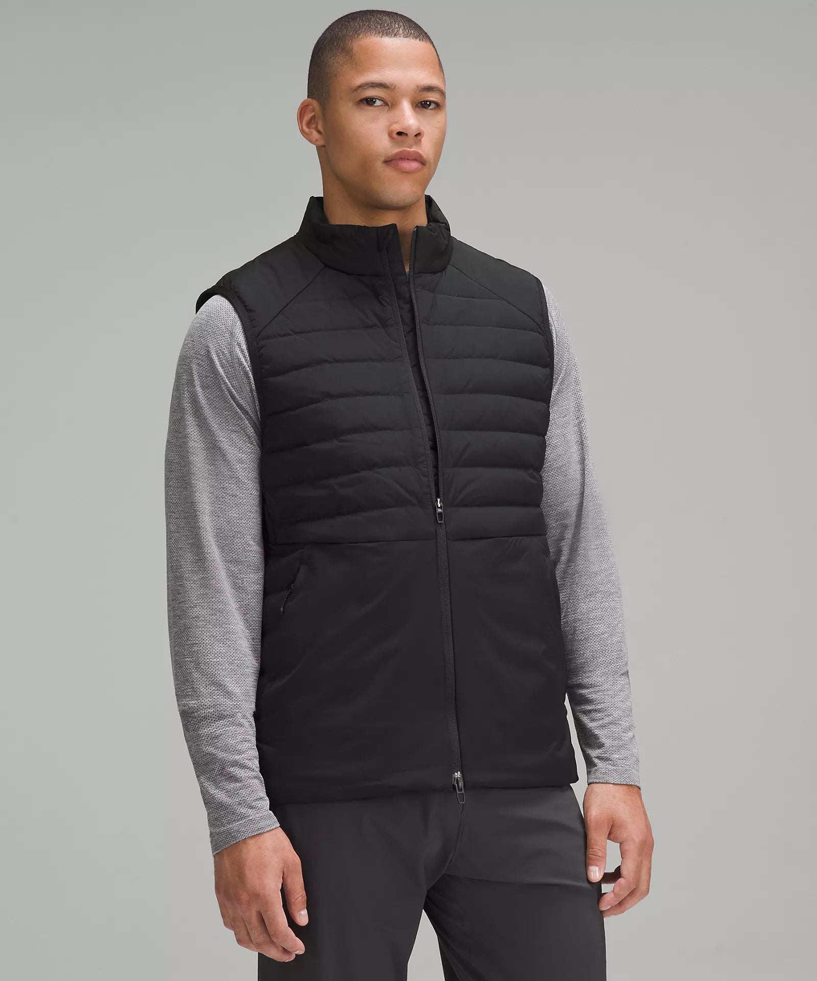 Men's Down For It All Vest | Black