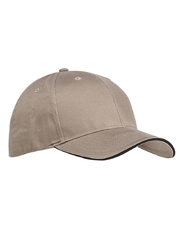 Weekend Specials You Can't Miss Big Accessories Sandwich Bill Baseball Cap | Khaki/ Black