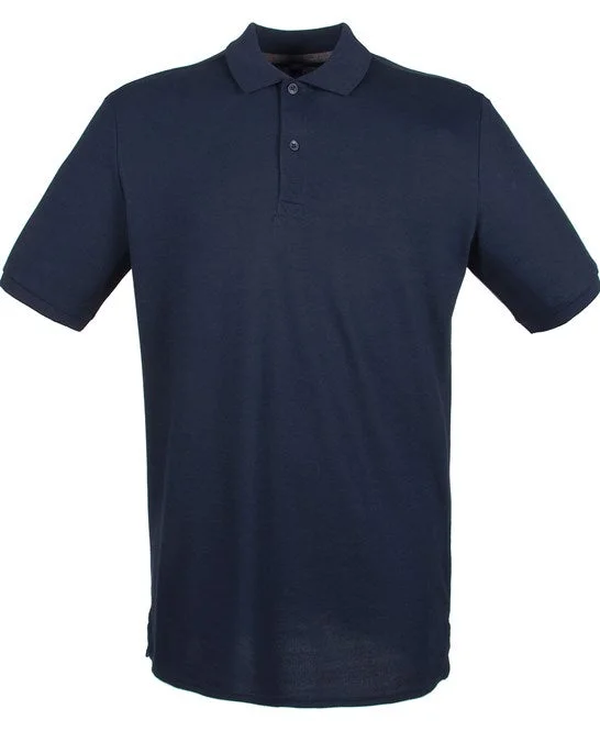 Crazy Deals Henbury Micro-Fine Piqué Polo Shirt - Oxford Navy*