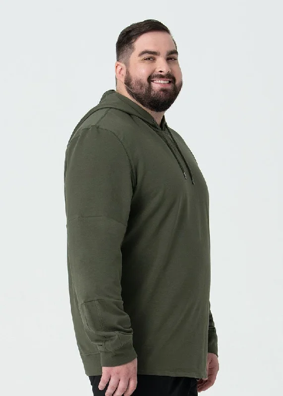 Unmissable Sale High & Mighty Lightweight SWET-Hoodie | Army Green