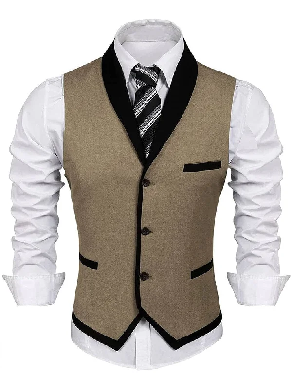 Weekend Specials to Relish Buttons V-neck Suit Vest (US Only)