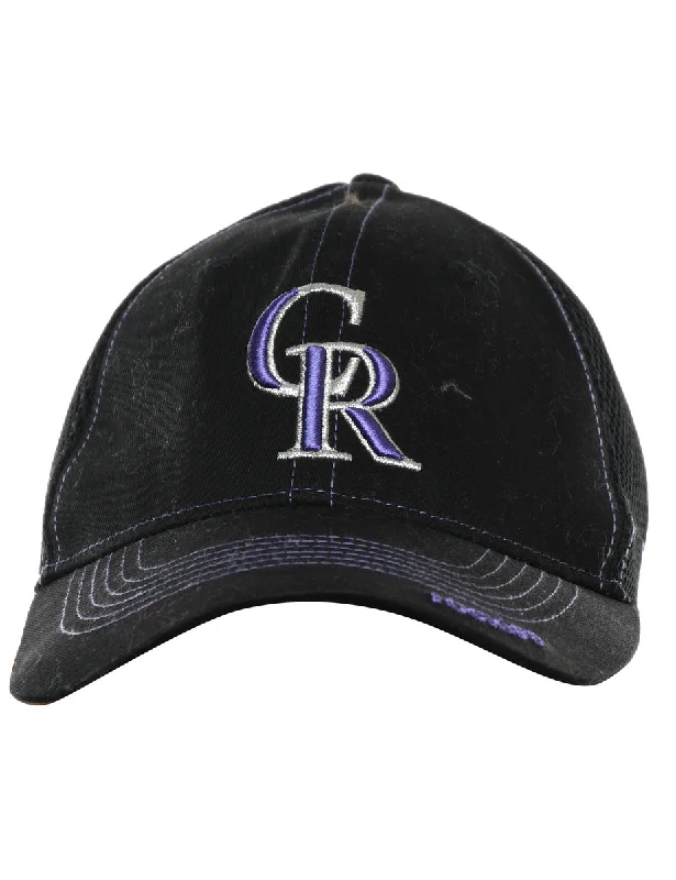 Bargain Prices Black Embroided Cap - L