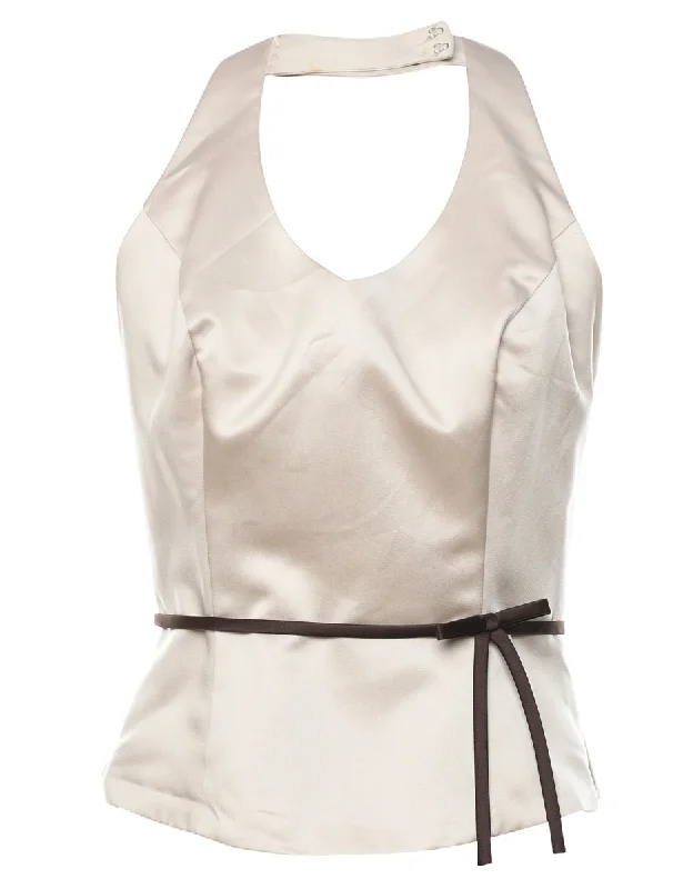 Epic Deals Backless Halterneck Evening Top - S
