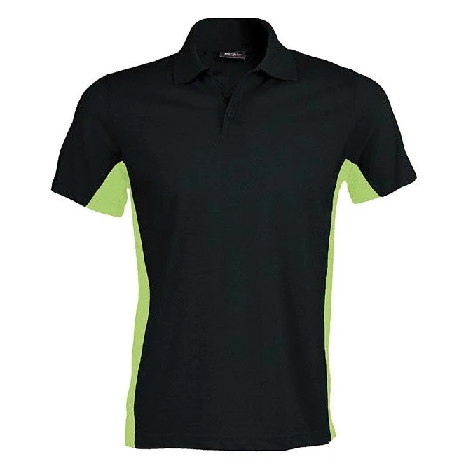 Deal of the Day Kariban Flags Short Sleeve Bi-Colour Polo Shirt