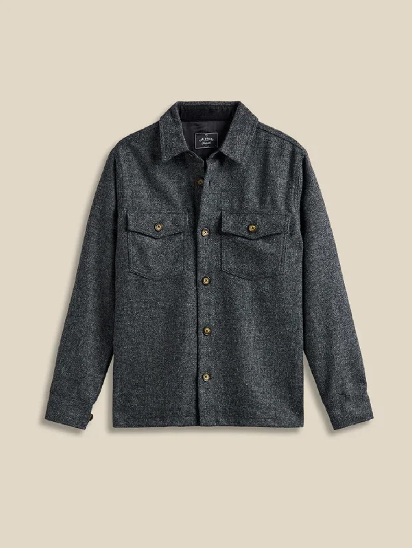 Weekend Specials to Delight Wool Field Overshirt - Grey
