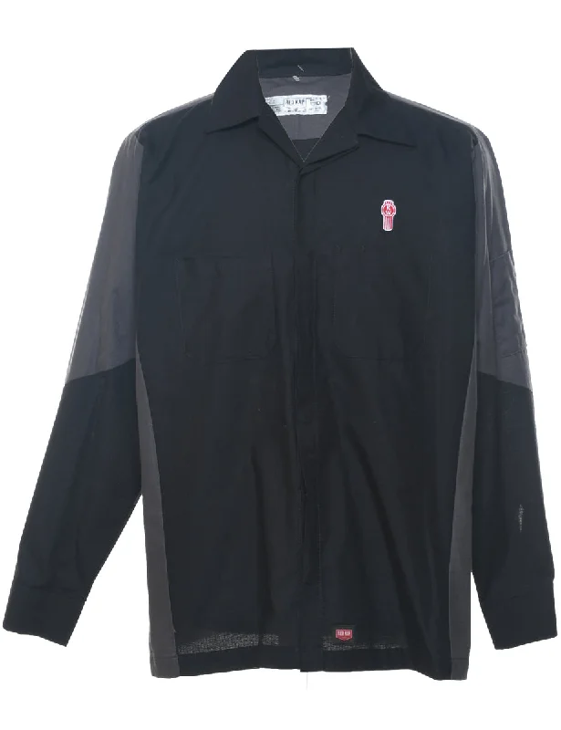 Stock Clearance Black & Grey Contrast Red Kap Jacket - L