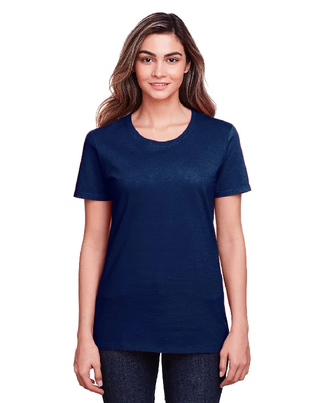 Huge Discounts Fruit of the Loom Ladies ICONIC T-Shirt | J Navy