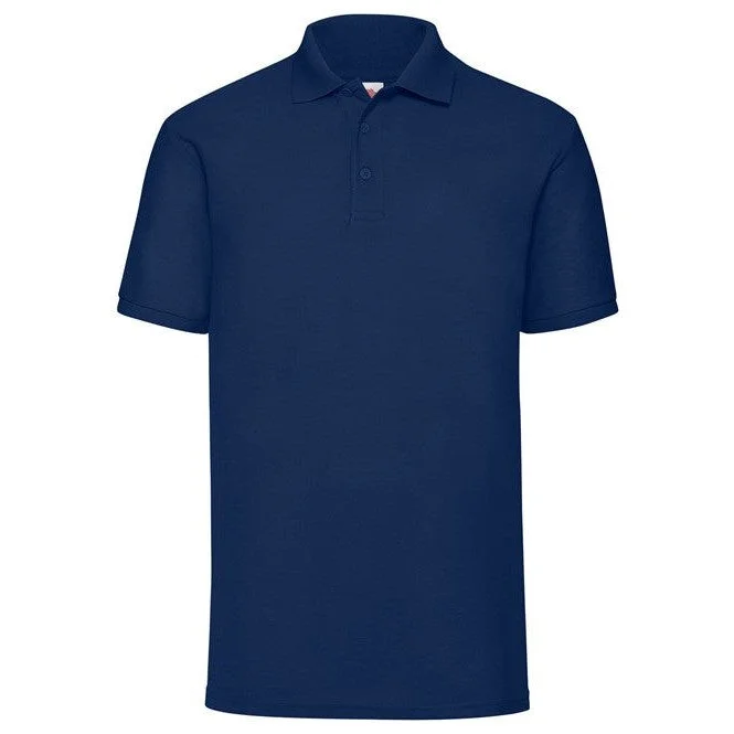 Limited Offer Fruit Of The Loom 65/35 Polo - Navy*