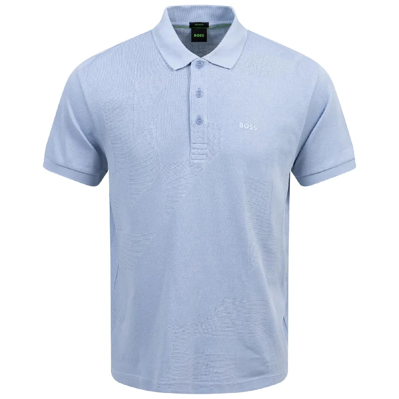 Price Slash Paddy 7 Cotton Polo Open Blue - AW24