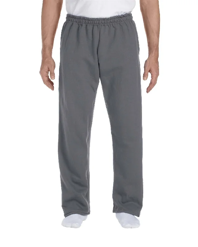 Now or Never Gildan Open Bottom Sweatpants | Charcoal