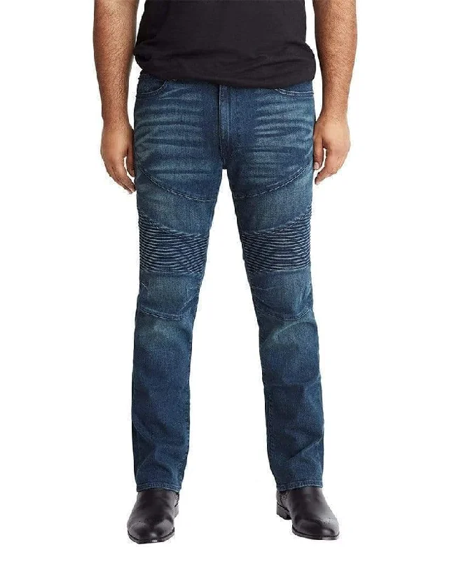 Stock Up and Save Biker Slim Straight Leg Jeans