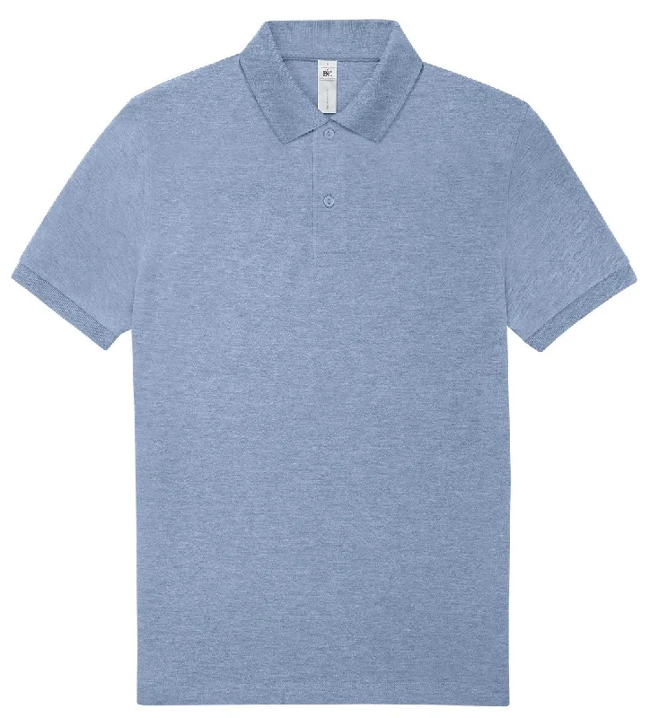 Weekend Bargains to Love B&C Collection My Polo 210 - Heather Blue