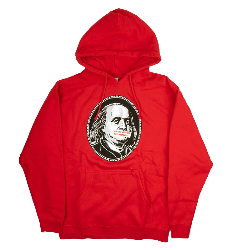 Weekend Deals That Wow BRADLEY MARTIN BENJAMIN HOODIE RED - RAW-20-21587