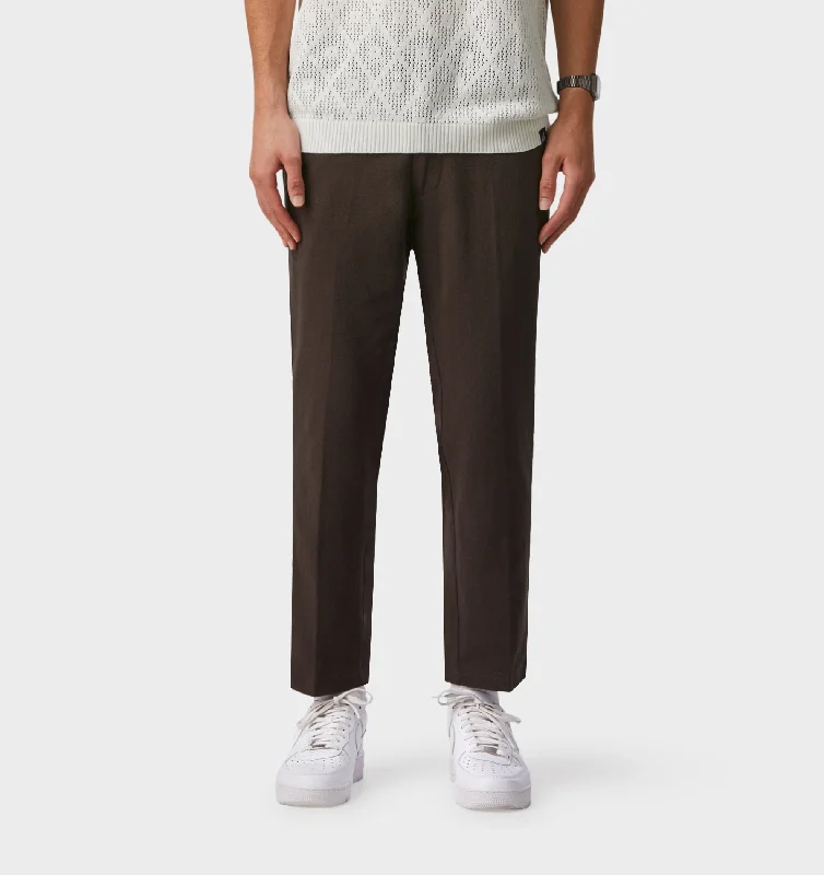 Can't Resist Linen Slim Kobe Pant - Regular - Espresso