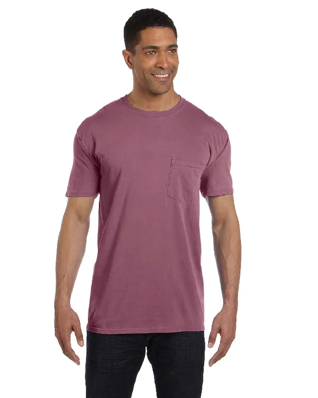 Price Reduction Comfort Colors Garment-Dyed Pocket T-Shirt | Berry