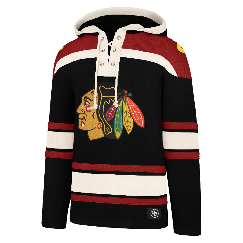 Weekend Bargains to Savor CHICAGO BLACKHAWKS SUPERIOR '47 LACER HOOD