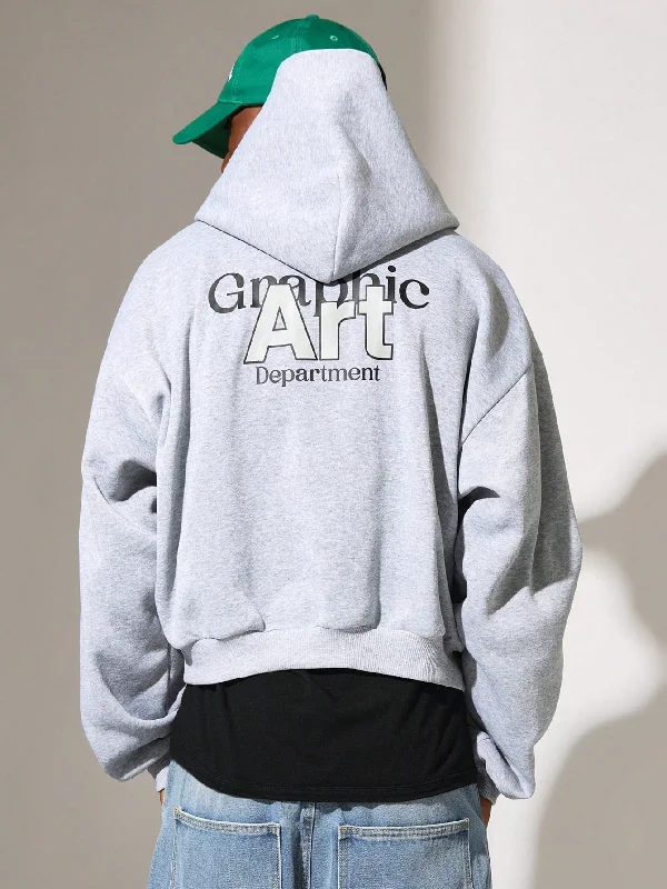 Blowout Deals Oversized Fit Overhead Hoodie With Graphic Print