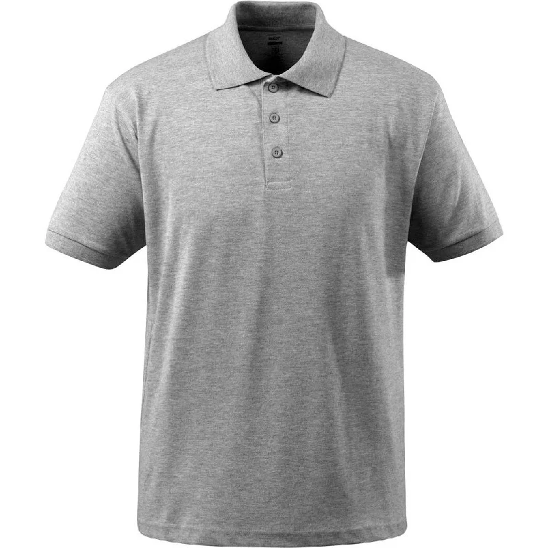 Online Only Mascot Crossover Bandol Polo Shirt - Grey-Flecked