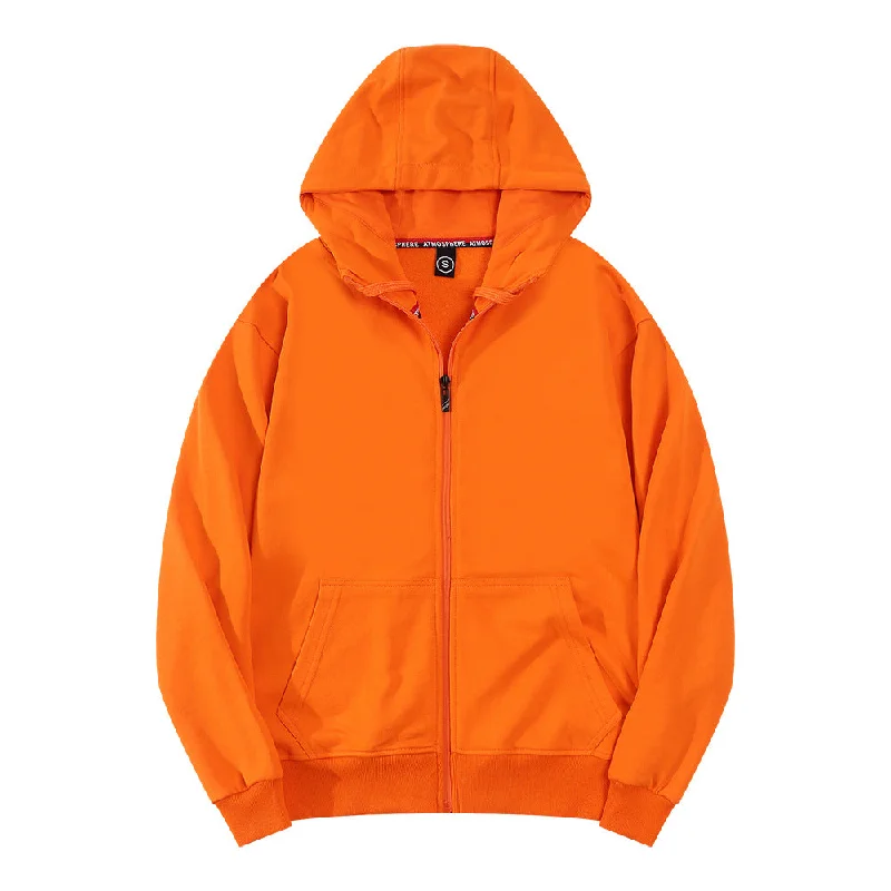 Daily Deals Zipper Hoodies Men's Regular Fit Hooded Sweatshirt