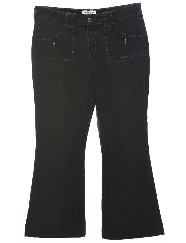 Today Only Black Flared Jeans - W32 L27