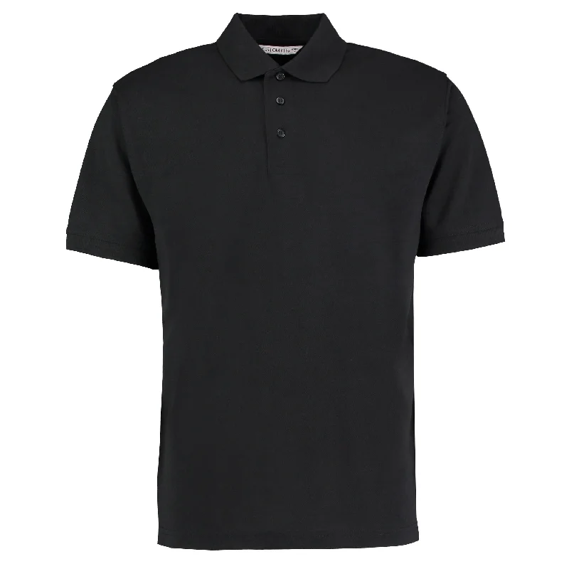 Don’t Miss Out Kustom Kit Klassic Polo With Superwash® 60°C (Classic Fit) - Black