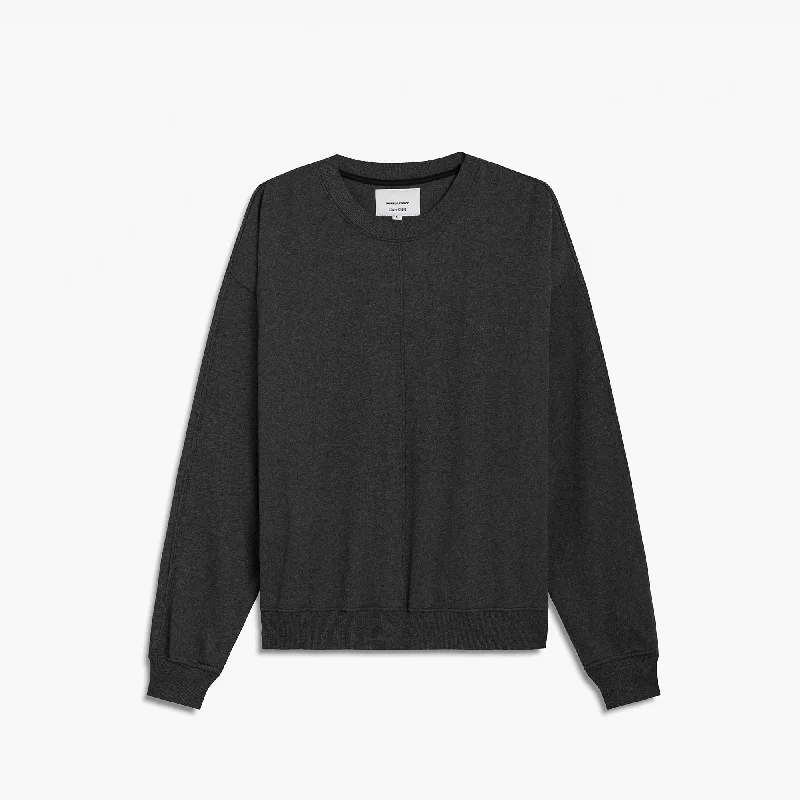 Take Advantage loop terry standard sweatshirt / black heather