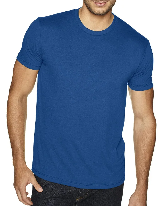 Unbeatable Prices Next Level Mens Sueded T-Shirt | Cool Blue
