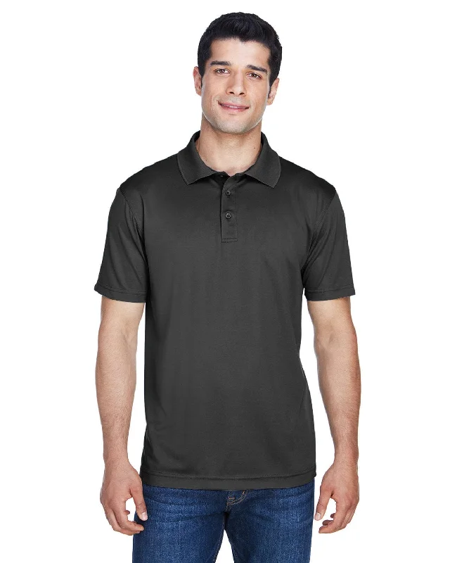 Harriton Polytech Polo Shirt | Black