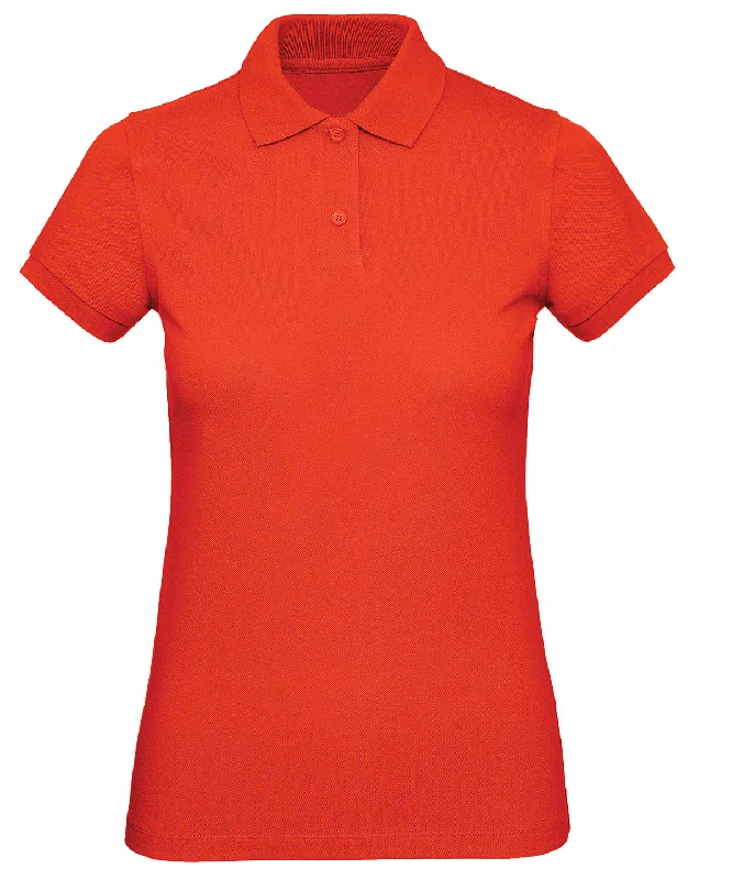 Shop and Save B&C Collection Inspire Polo Women - Fire Red