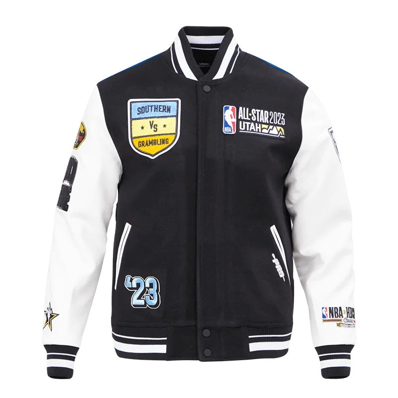 The Best Prices NBA X HBCU ALL STAR 2023 RIB WOOL MEN'S VARSITY JACKET (BLACK/WHITE) The Best Prices NBA X HBCU ALL STAR 2023 RIB WOOL MEN'S VARSITY JACKET (BLACK/WHITE)