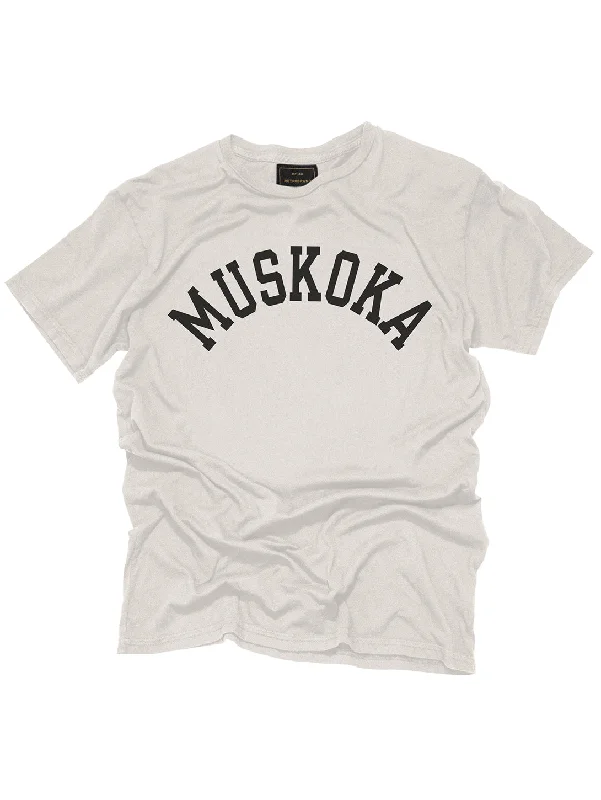 Weekend Specials to Savor Muskoka Arch Unisex T-Shirt - Antique White