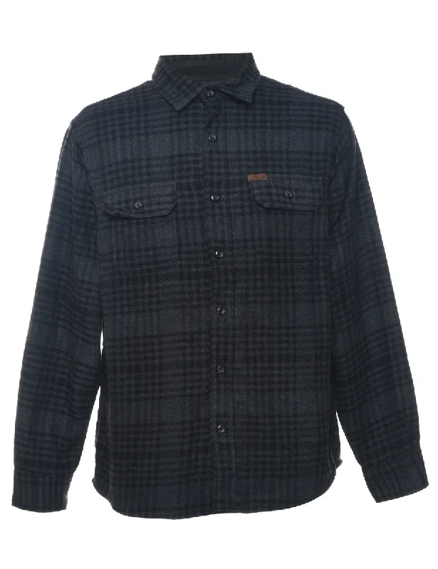 The Best Prices Black & Grey Plaid Checked Shirt - M