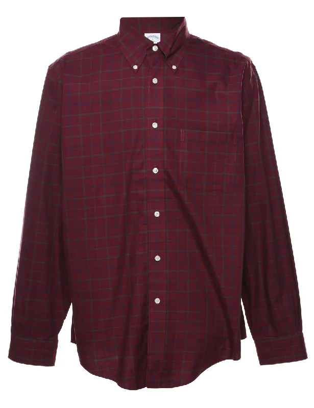 Brooks Brothers Checked Shirt - L