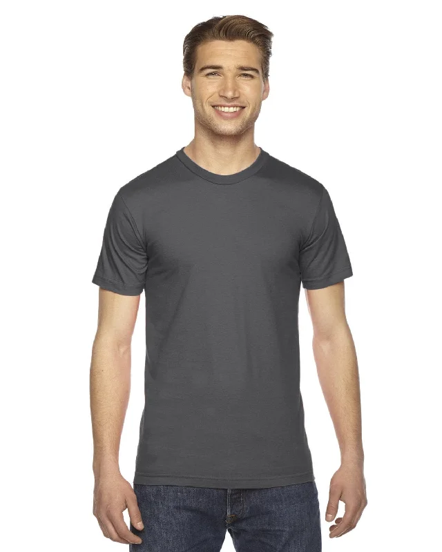 Great Deals American Apparel Unisex Fine Jersey Short Sleeve T-Shirt | Asphalt