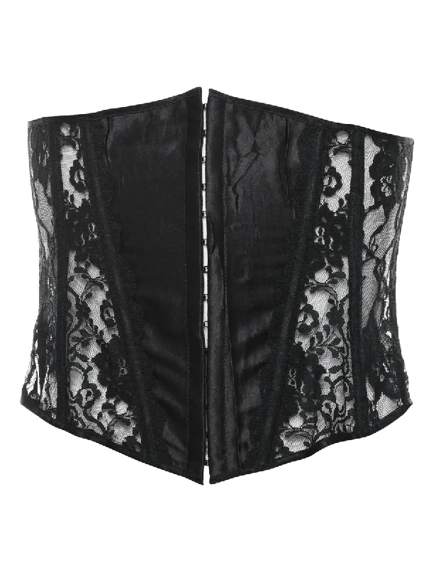 Quick Sale Black Lace Waspie - M