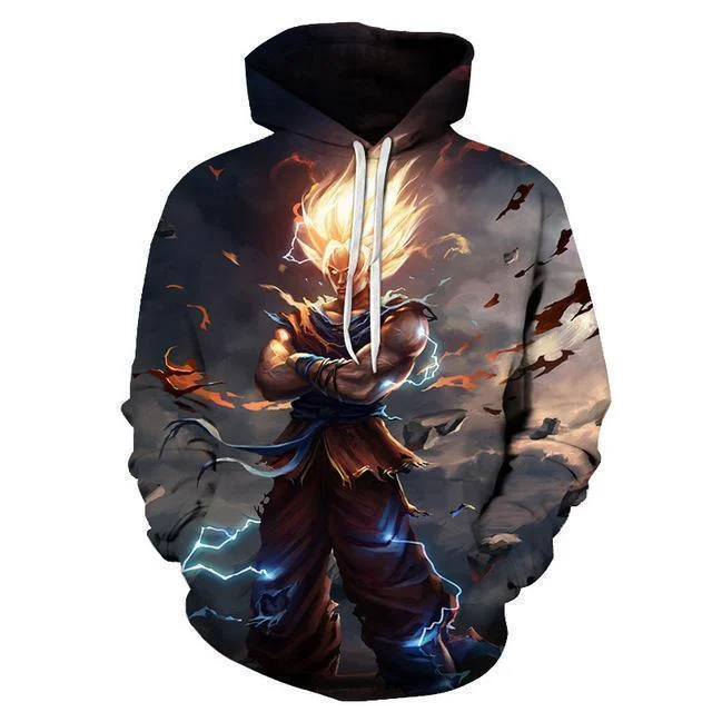 Limited Availability 3D Men's Hoodies Burning Head Hoodies