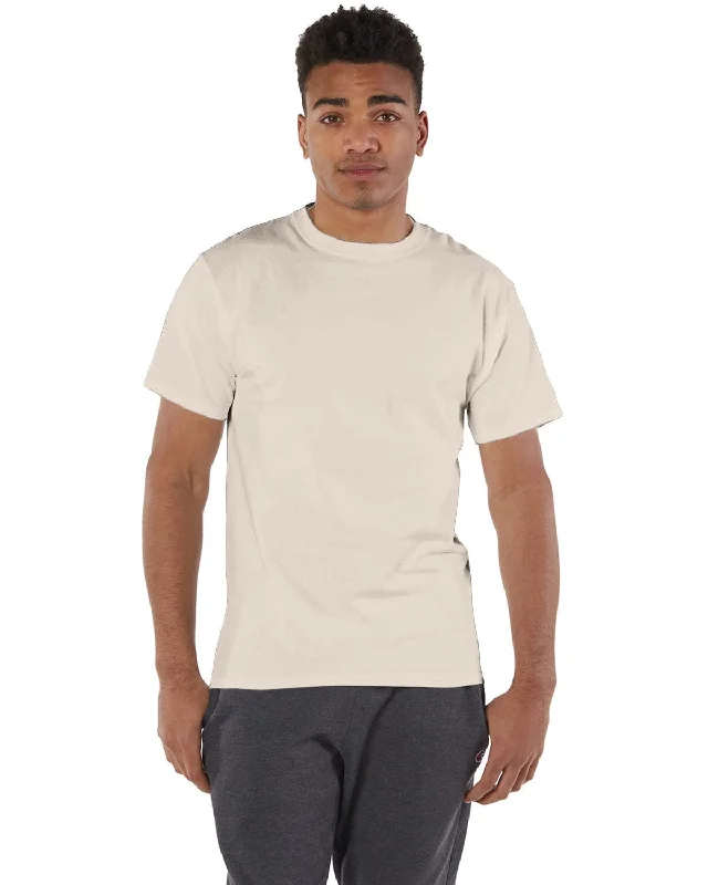 Champion Cotton T-Shirt | Sand