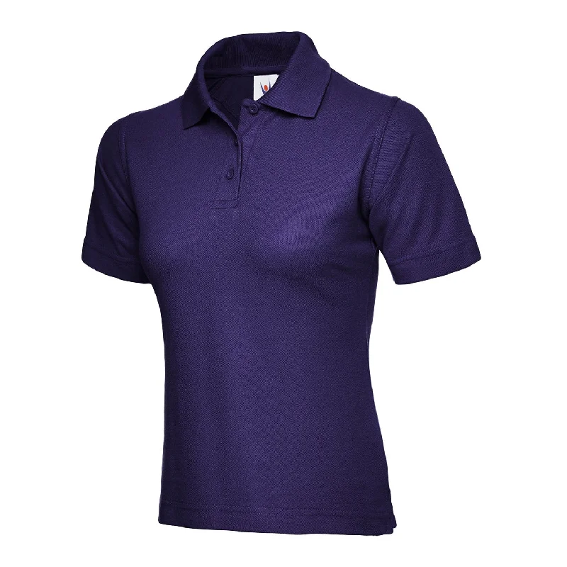 Act Now Uneek Ladies Classic Poloshirt Purple
