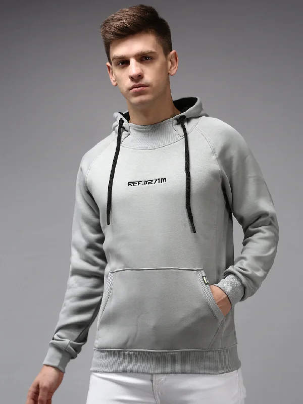 Epic Deals Men Grey Solid Sweatshirt