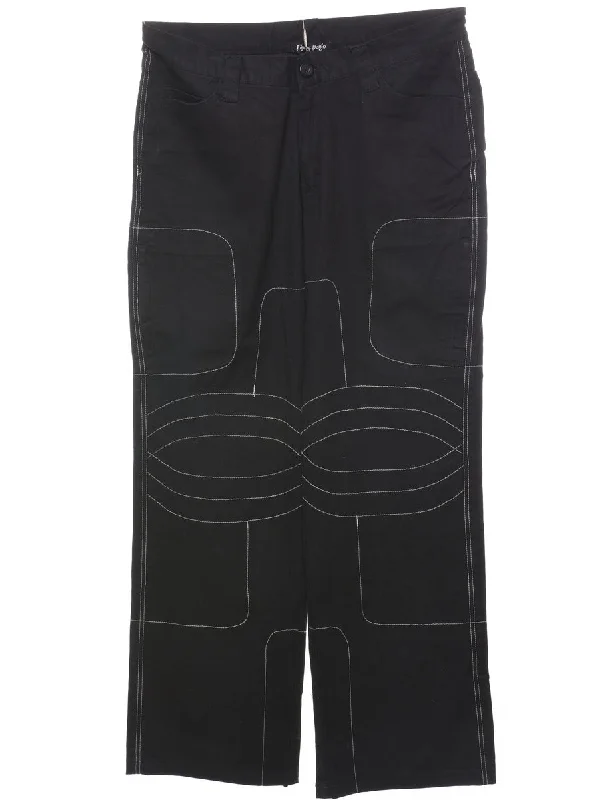 Black Trousers - W32 L30