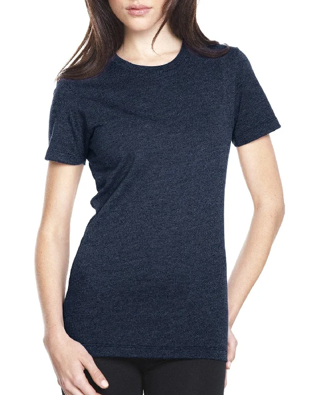 Big Savings Next Level Ladies CVC Crew Tee | Midnight Navy
